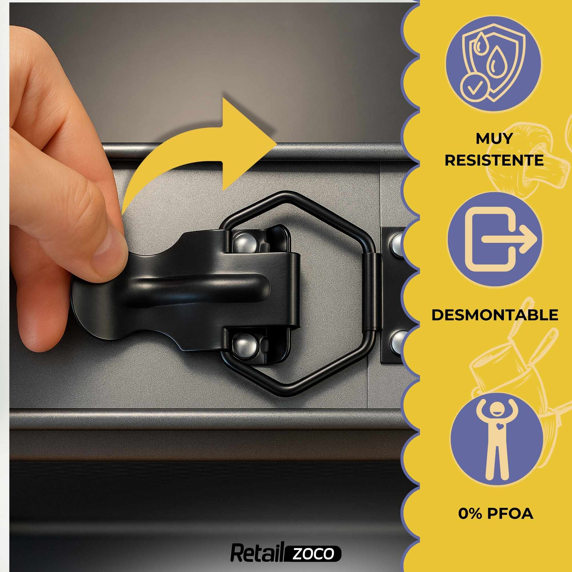Molde desmontable ovalado con bandeja 31 cm - imagen 3