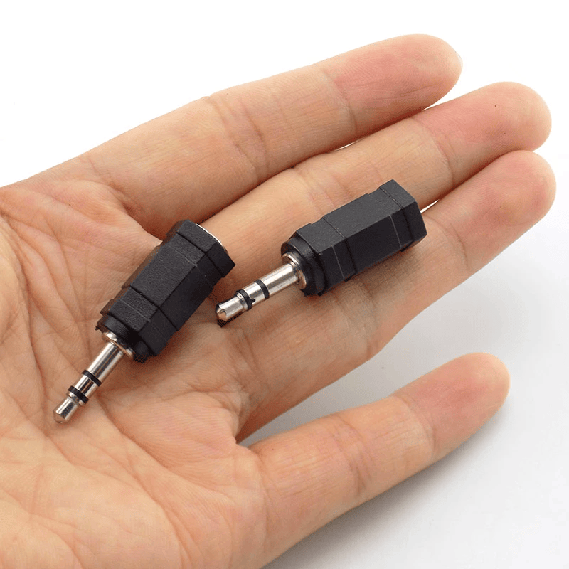 Adaptador de audio Estereo Jack 3.5mm Hembra a Jack 2.5mm Macho - imagen 2