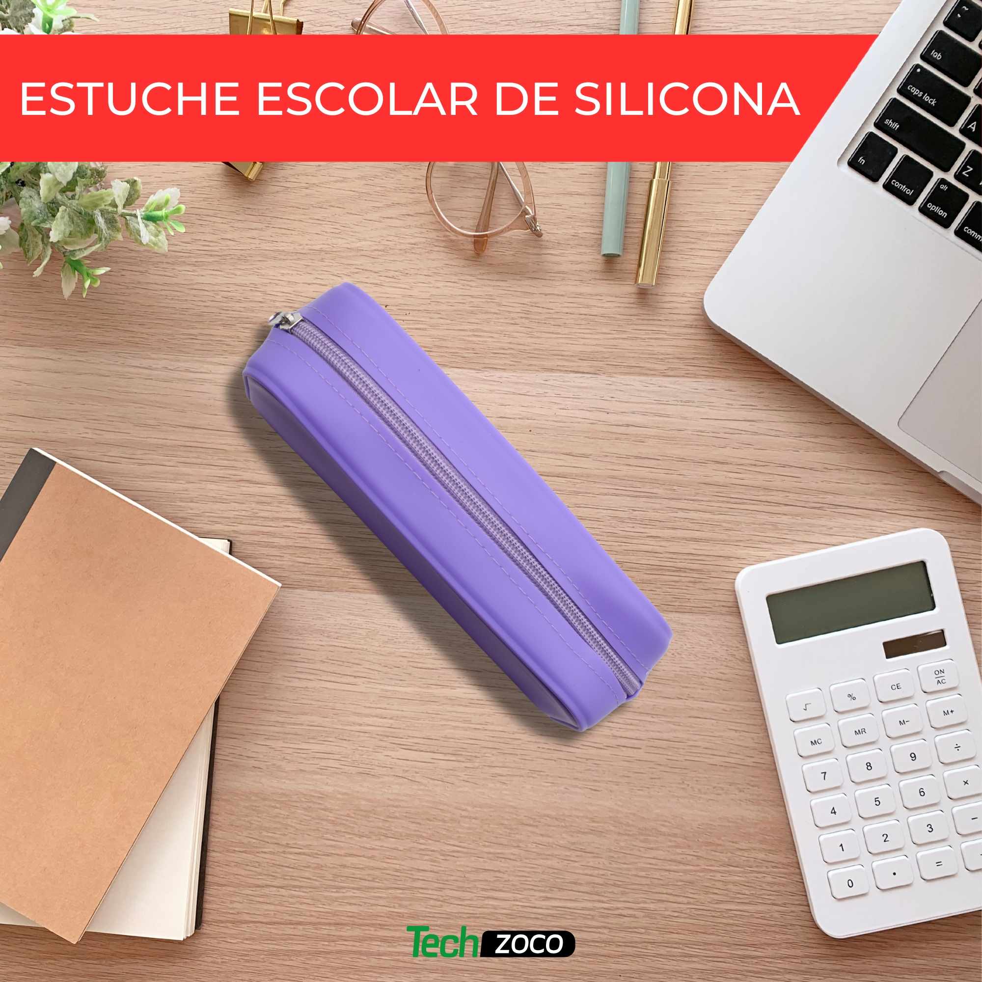 Estuche silicona Morado - imagen 2