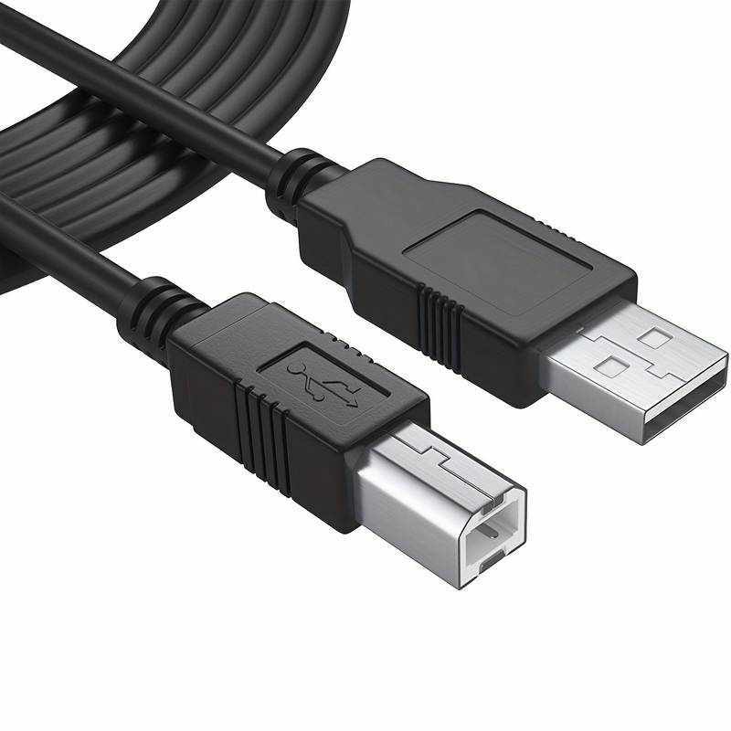 Cable USB 2.0 para impresora tipo B 1.80 Metro Negro