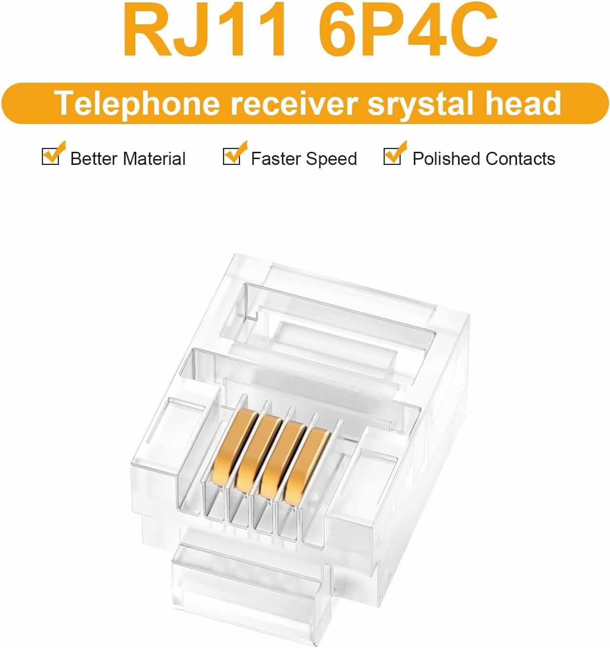 Conector RJ11 pack 10 unidades - imagen 3