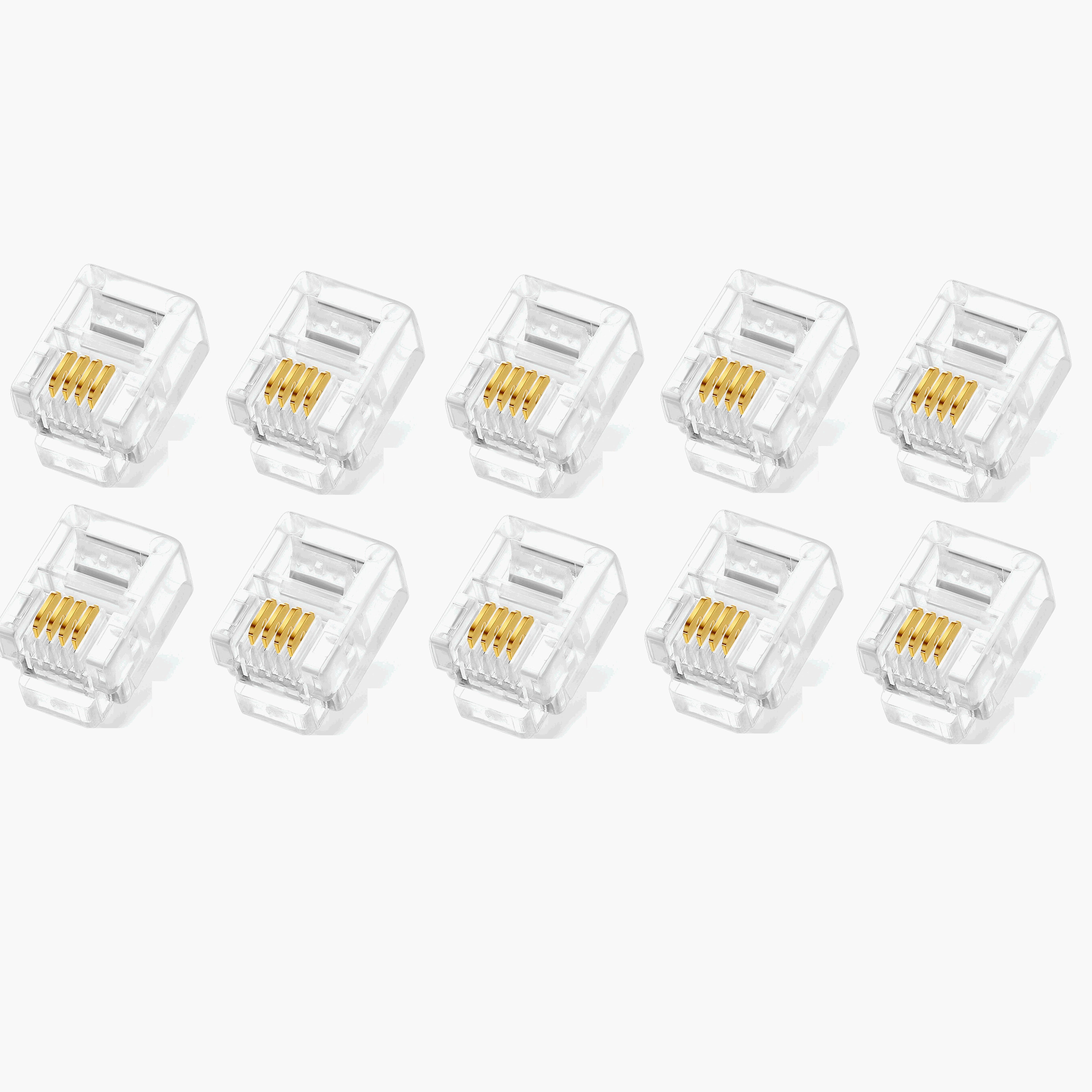 Conector RJ11 pack 10 unidades