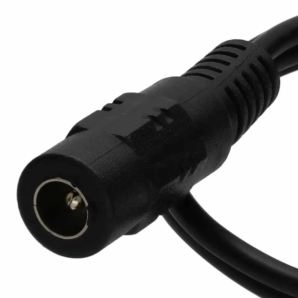 Cable Divisor Corriente CC para CCTV 5.5x2.1mm 30 cm Negro - imagen 5