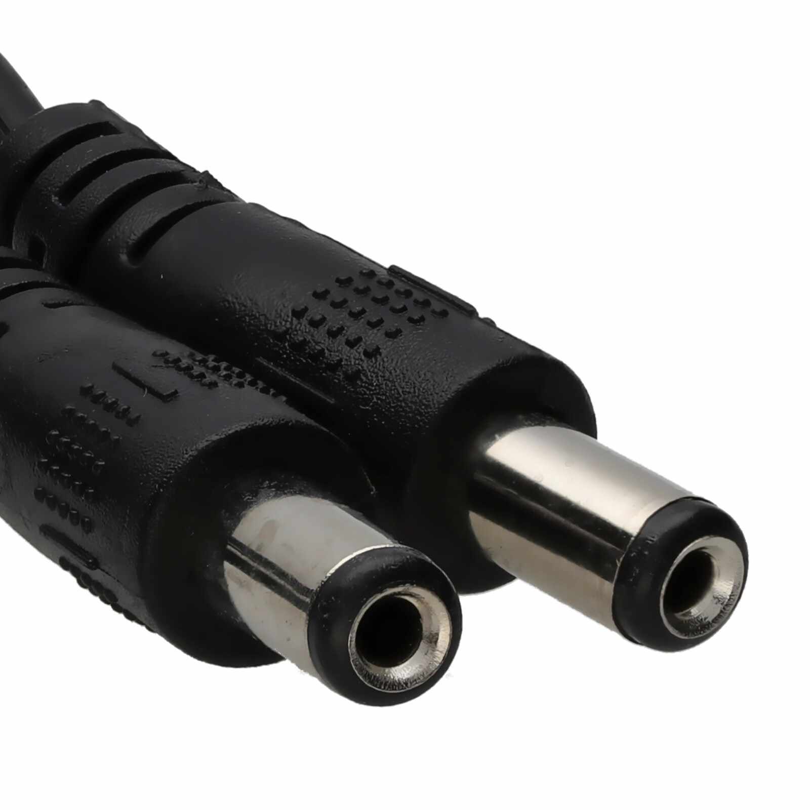 Cable Divisor Corriente CC para CCTV 5.5x2.1mm 30 cm Negro - imagen 7