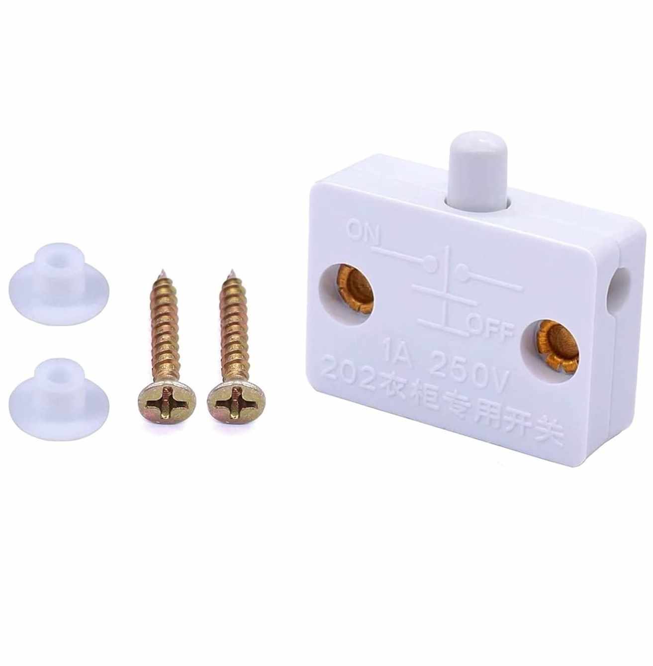 Interruptor para armarios Blanco