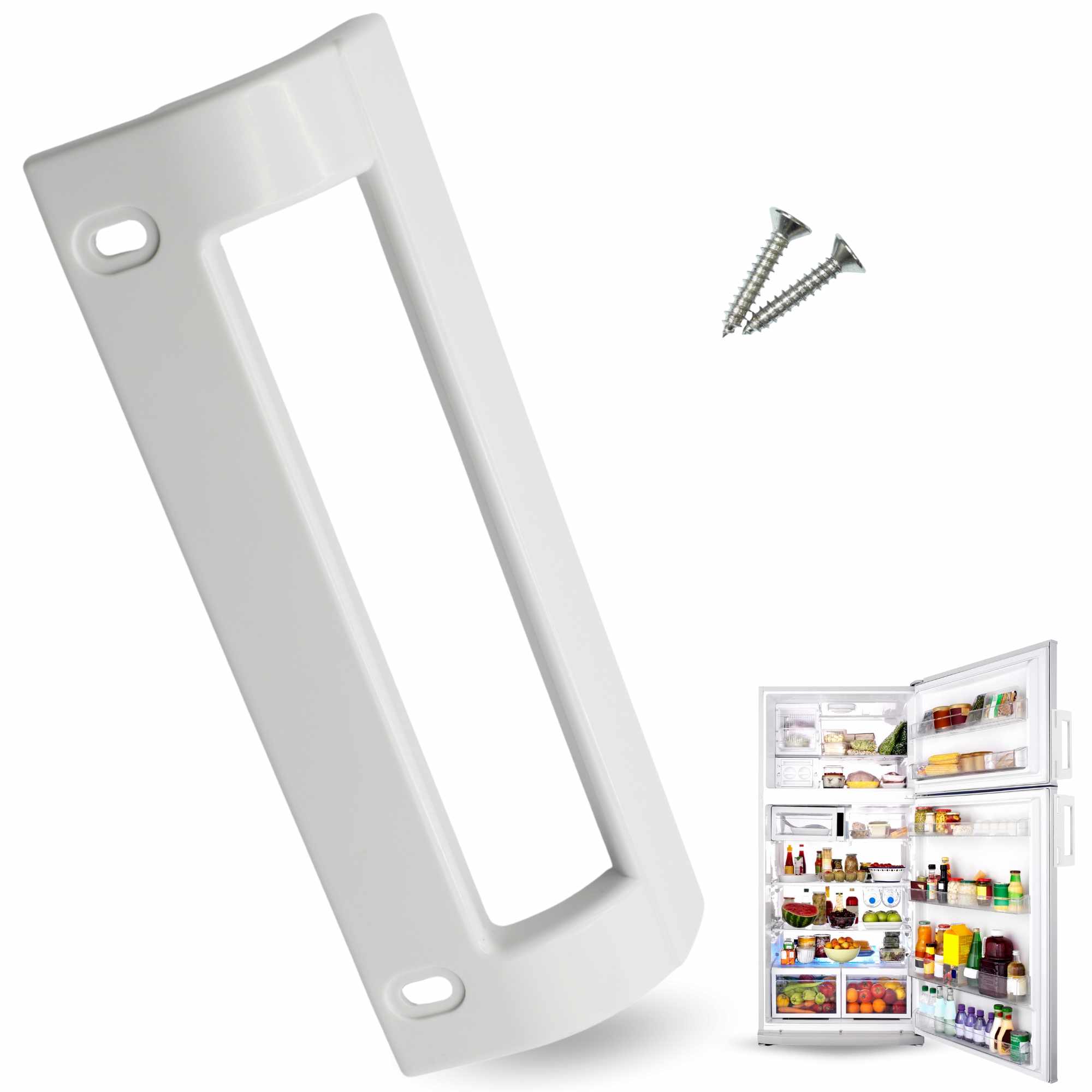 Tirador puerta Frigorifico Balay, Lynx, Bosch 19.6 cm Blanco - imagen 1