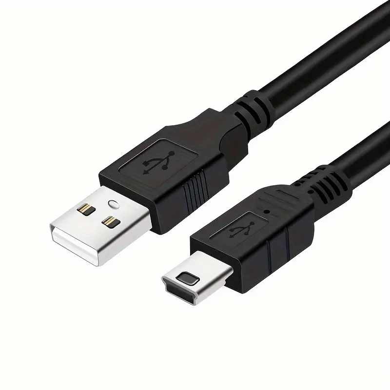 Cable Mini USB carga y sincronizacion 1.80 Metros Negro
