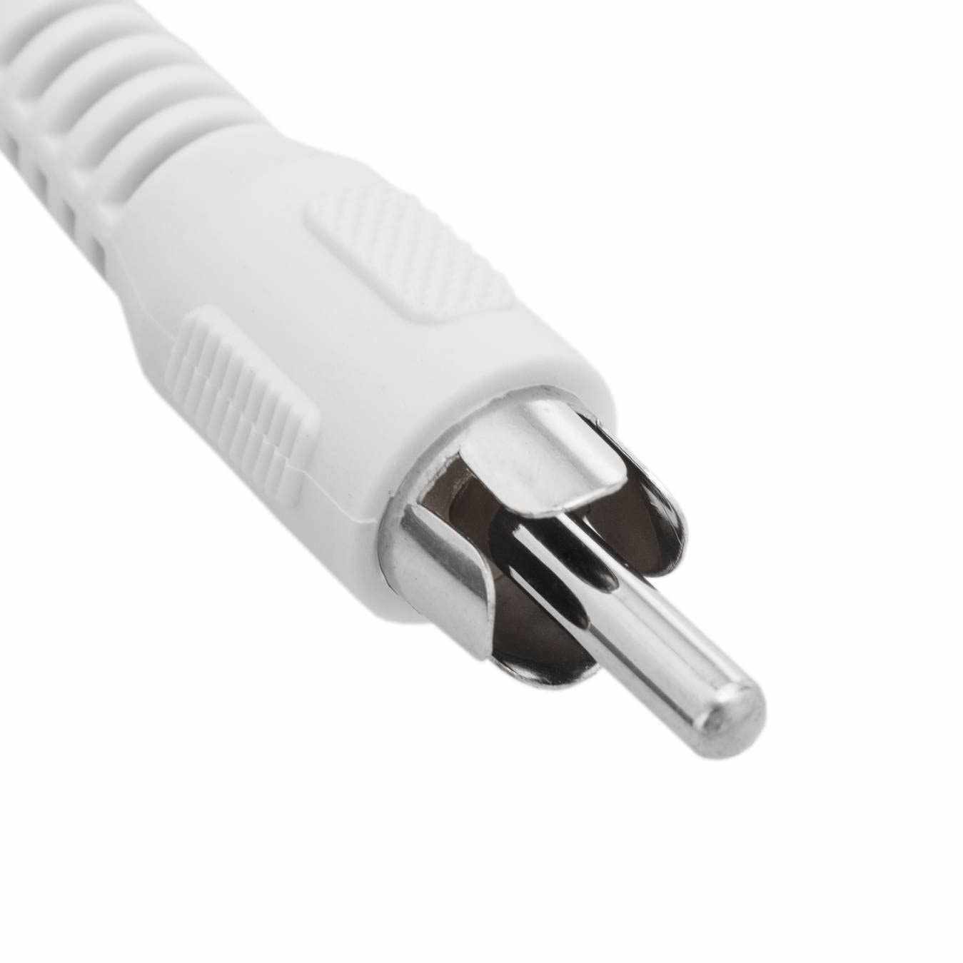 Cable de audio estereo 2x RCA macho a 2x RCA macho 50 cm Negro - imagen 5