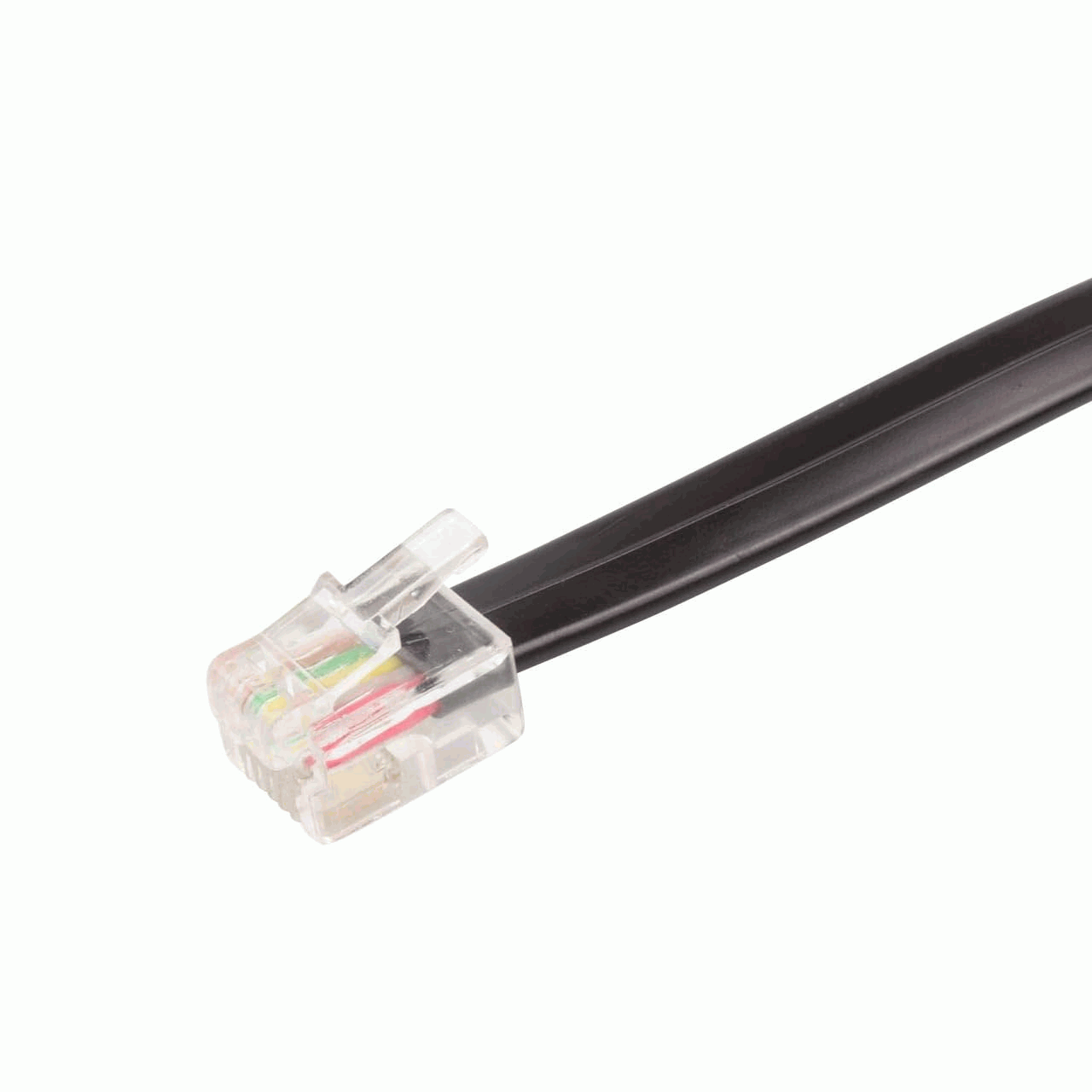 Cable extensor teléfono RJ11 6P4C 3 Metros Negro - imagen 5