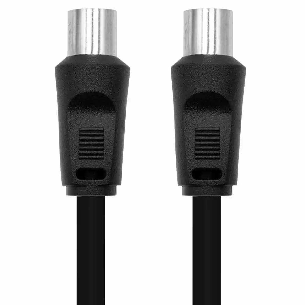 Cable antena de TV de 75 Ohm 5 Metros Negro - imagen 7