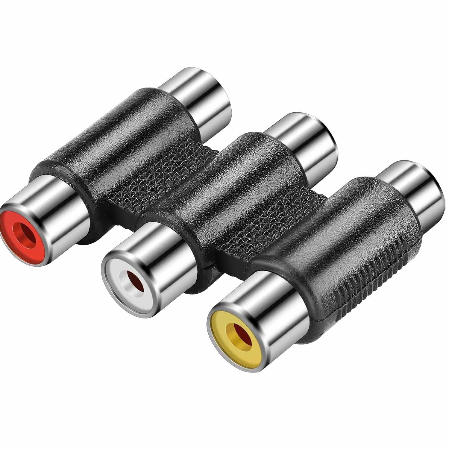 Adaptador triple RCA hembra