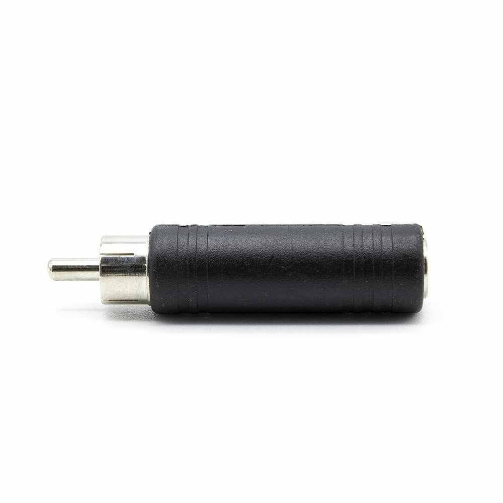 Adaptador audio mono jack 6.35 hembra - RCA macho Negro - imagen 4