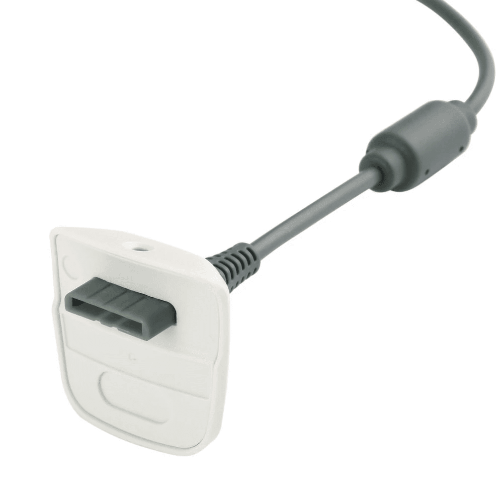 Cable carga para el Mando Inalambrico de XBOX 360 Blanco