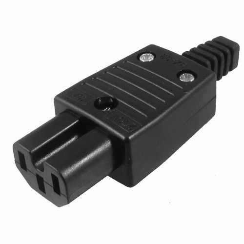 Conector alimentacion C15 hembra Negro 10 A - imagen 1