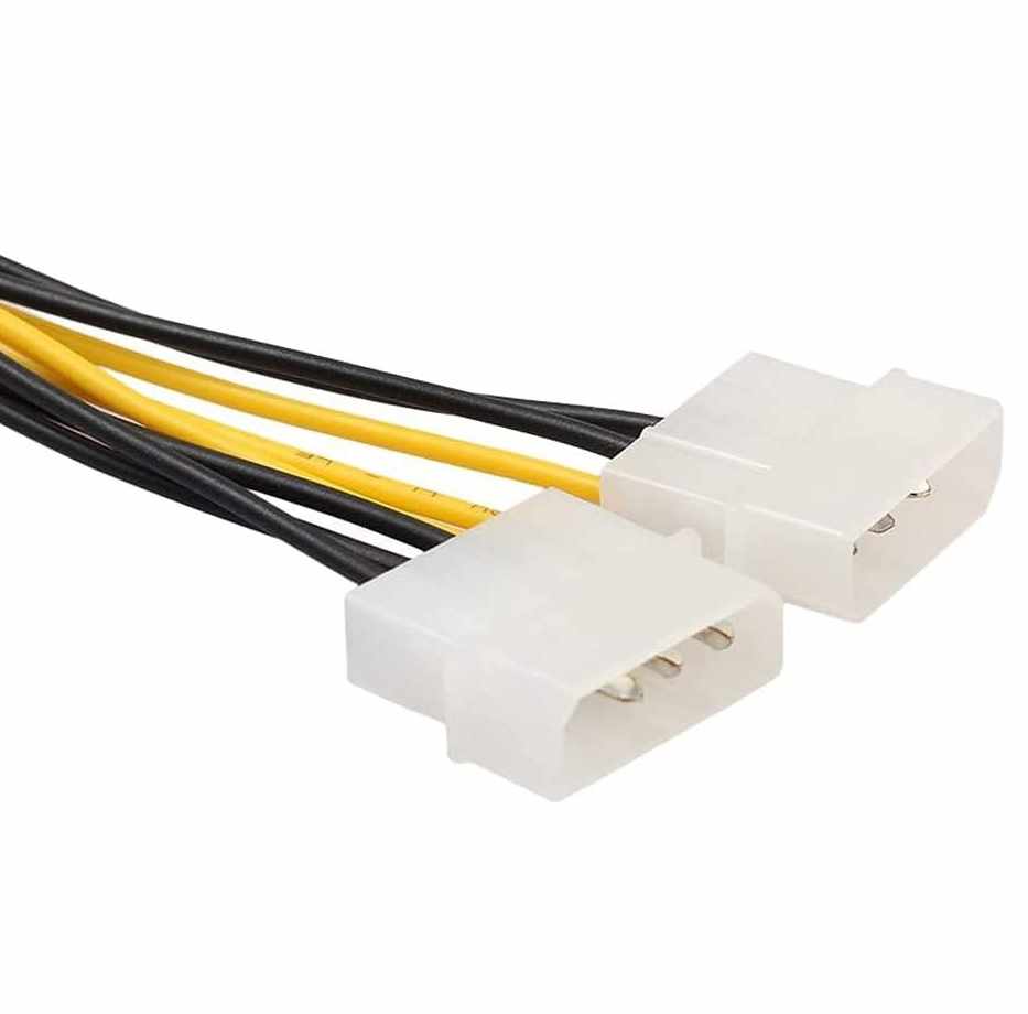 Cable de alimentacion para tarjeta grafica PCI-E 8 pin 15 cm - imagen 6