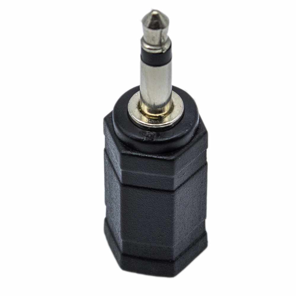 Adaptador audio jack 3.5 estereo a mono Negro - imagen 2