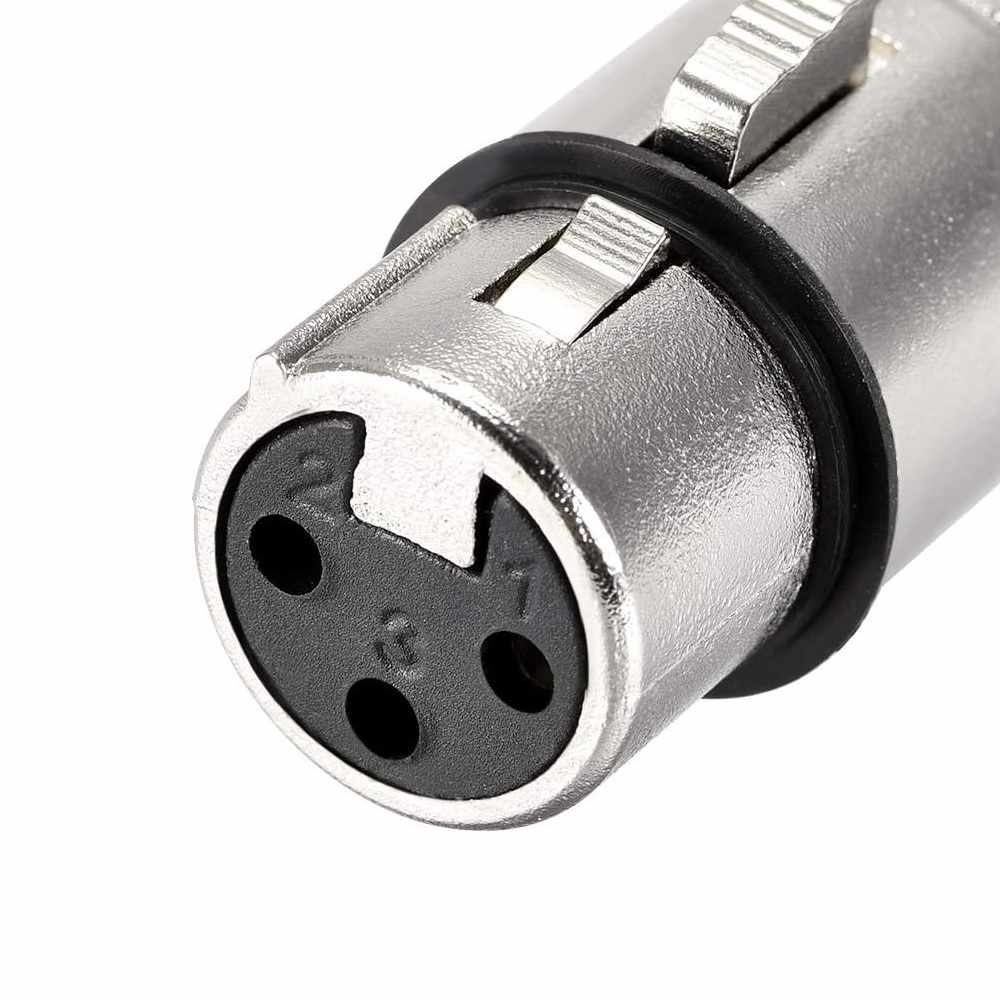Adaptador XLR hembra a jack 6.35 hembra mono - imagen 2