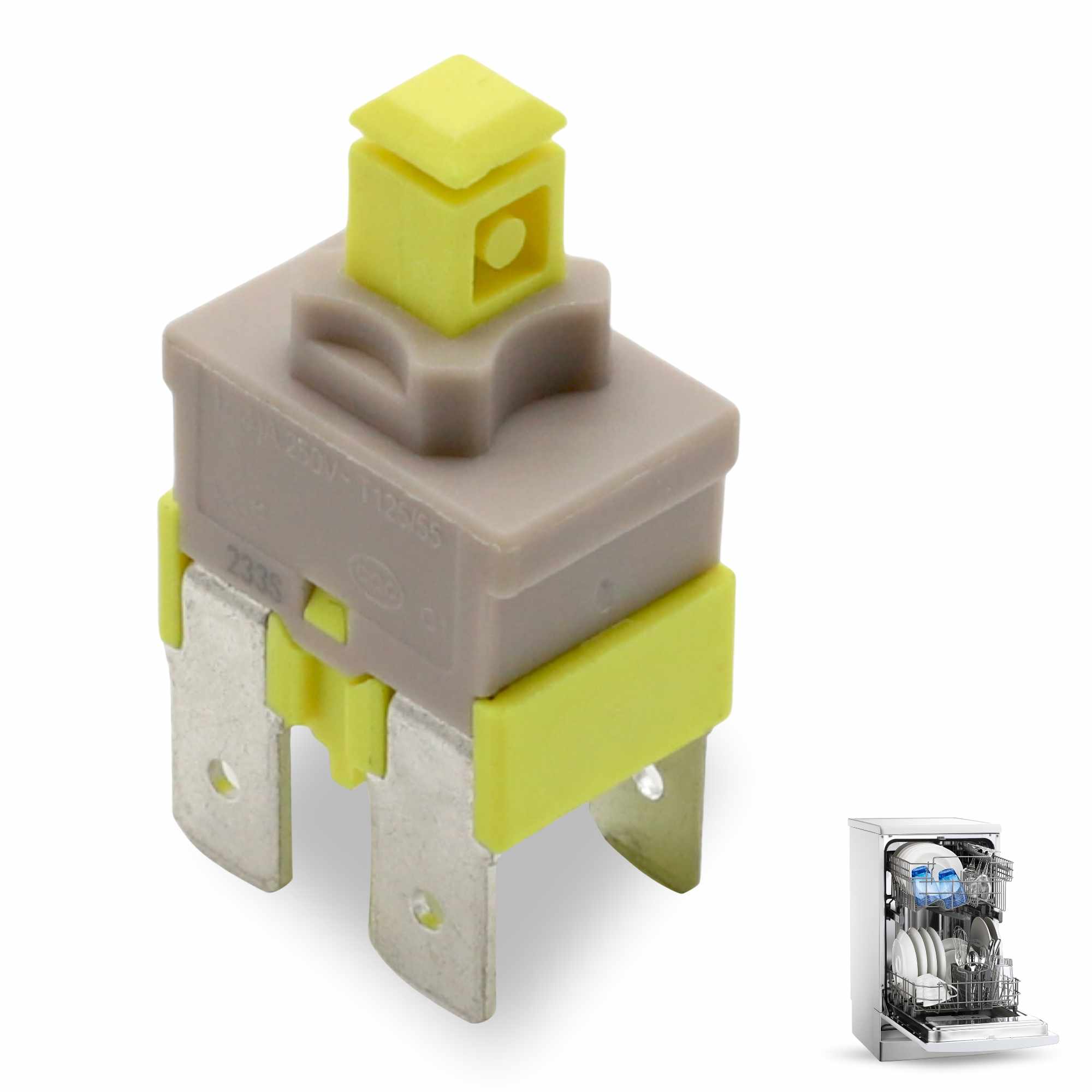 Interruptor lavavajillas compatible con Fagor, Edesa, Teka - imagen 1