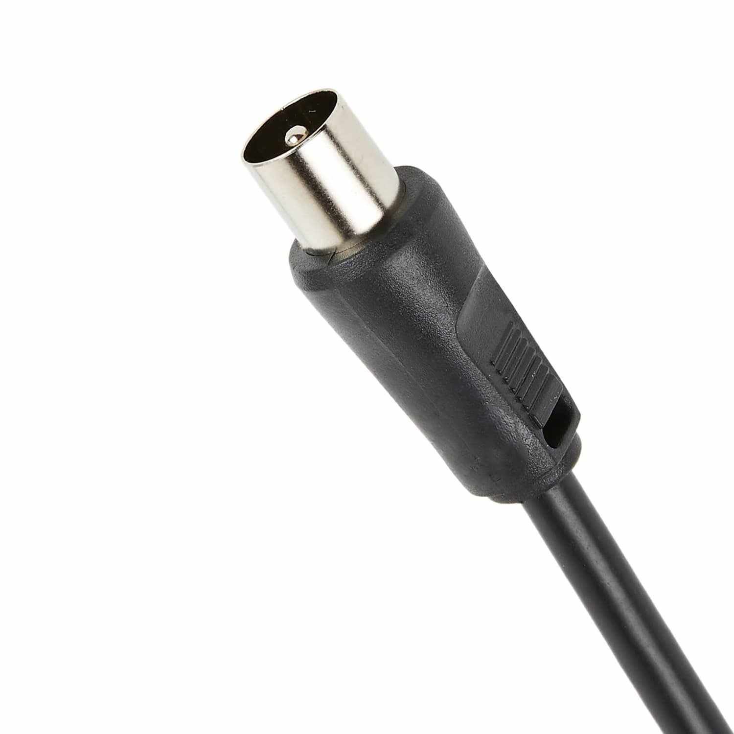 Cable antena de TV de 75 Ohm macho 2.5 Metros Negro - imagen 3