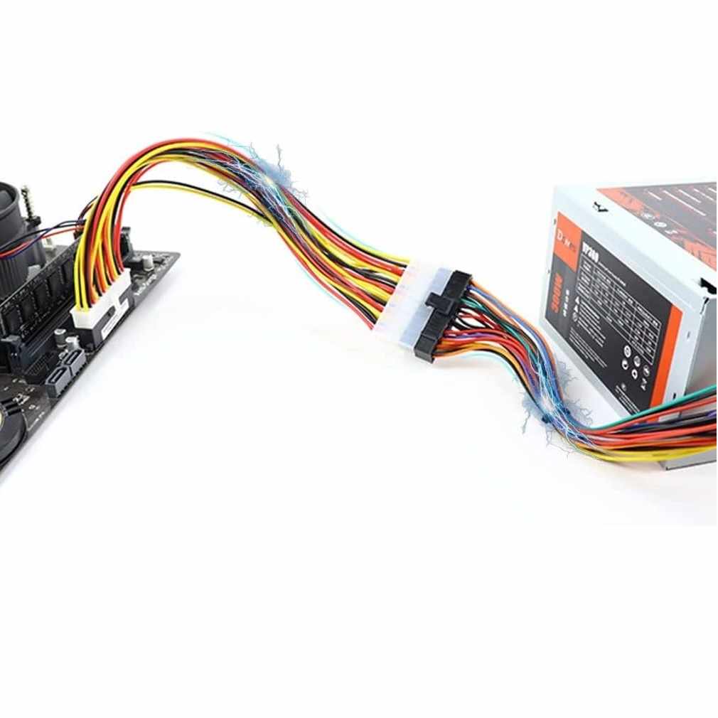 Cable de alimentacion ATX 24 pin macho - 20 pin hembra 15 cm - imagen 2