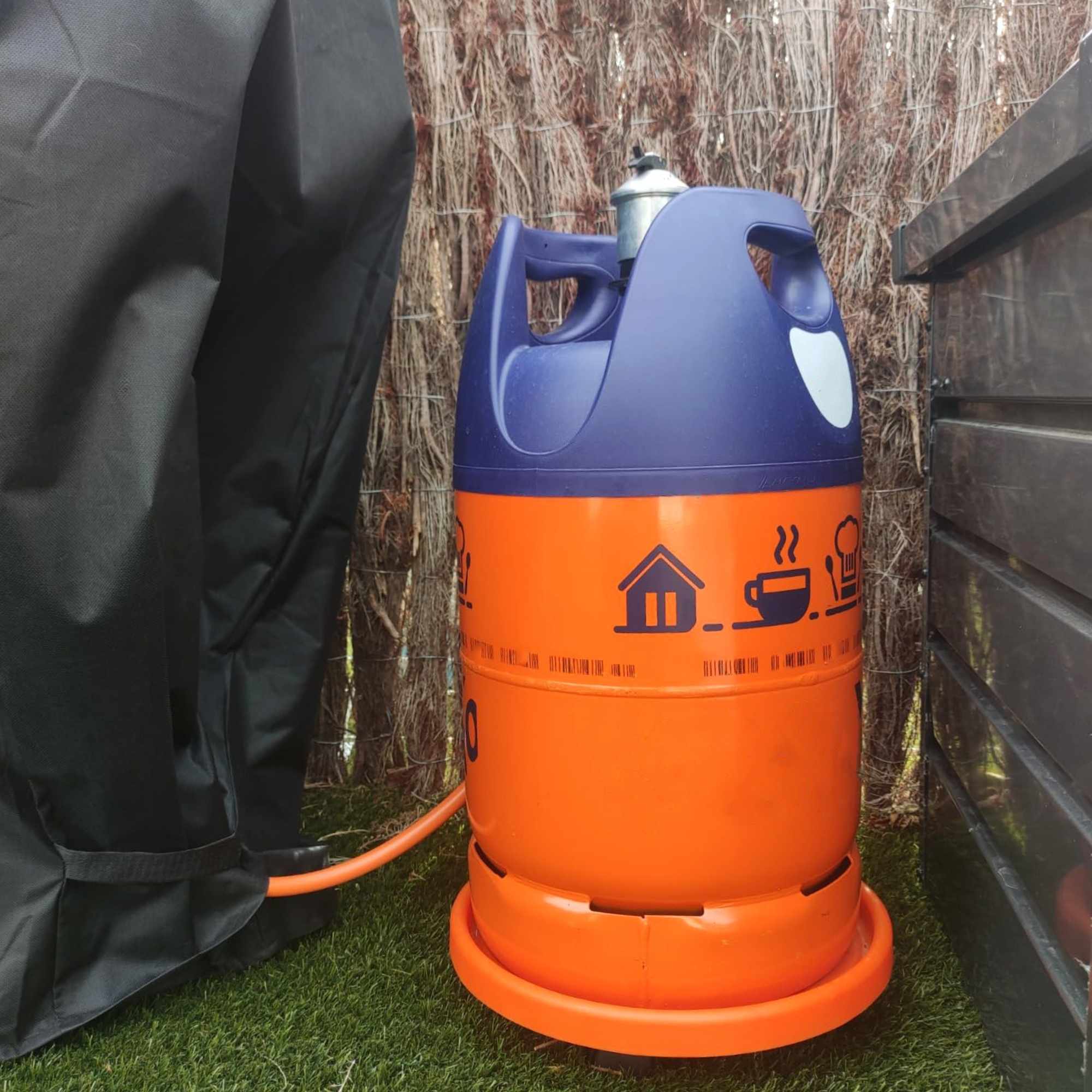 Soporte para bombona butano 33.5 cm Naranja - imagen 6