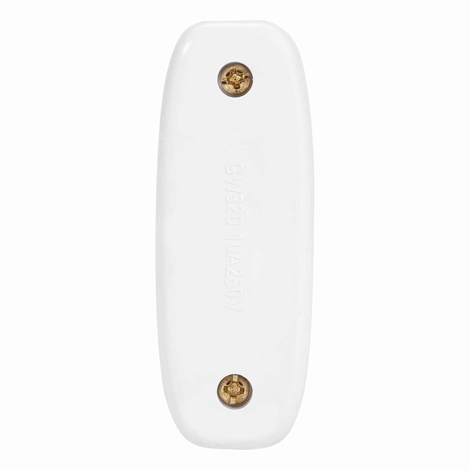 Interruptor LED pasante aereo unipolar lampara 250V 10A Blanco - imagen 2