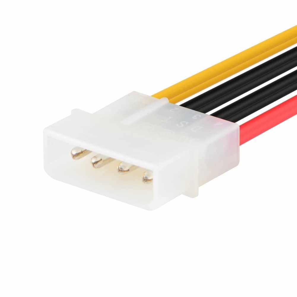 Cable de alimentacion interna molex 5.25 a 2x sata 15 cm - imagen 2