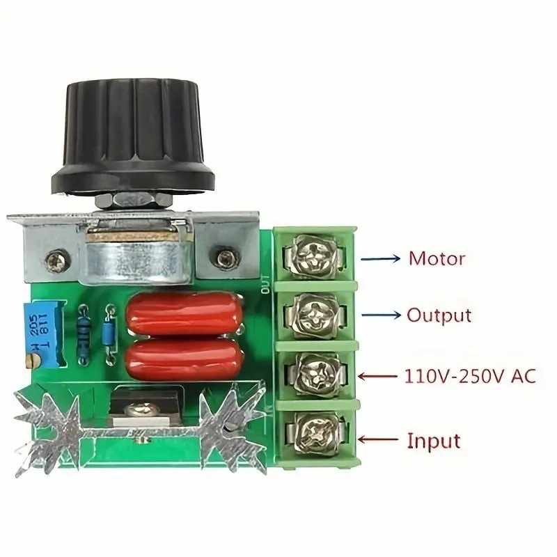 Adaptador regulador de velocidad del motor de CA - imagen 3