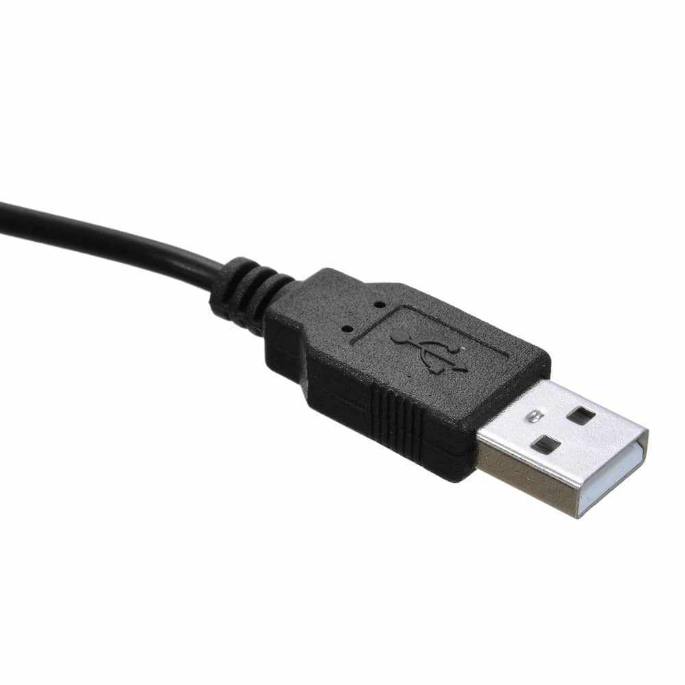 Cable alimentacion USB 2.0 a 2.0 mm x 0.6 mm DC 80 cm negro - imagen 3