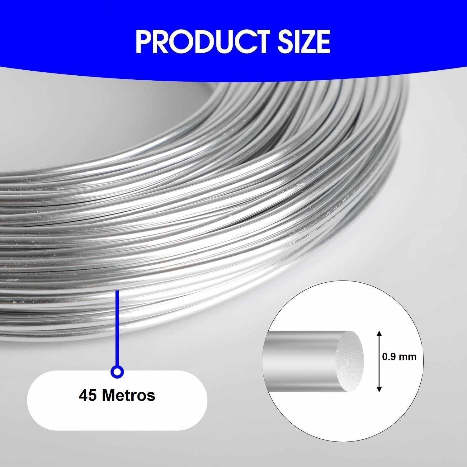 Alambre de Hierro Galvanizado Rollo 0.9 mm 100 Metros - imagen 5