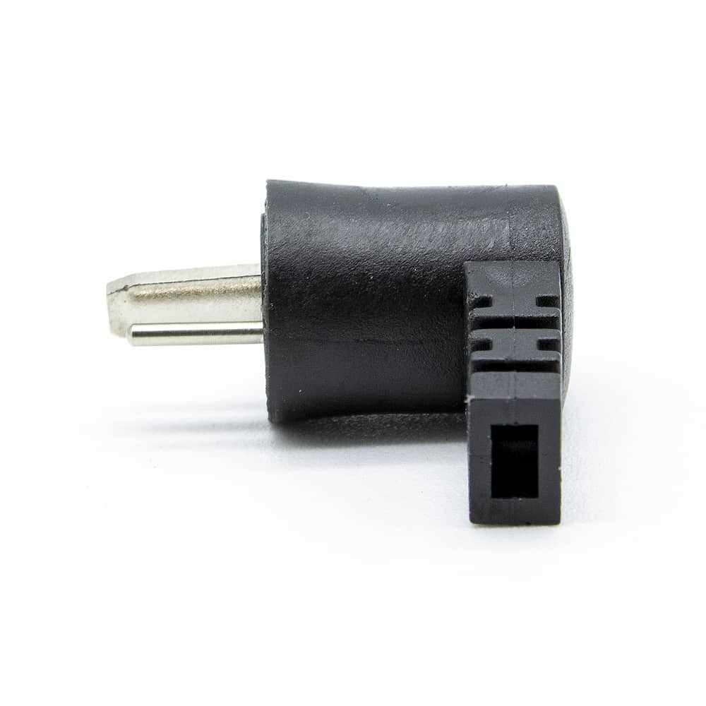 Conector audio para altavoz macho acodado Negro - imagen 4