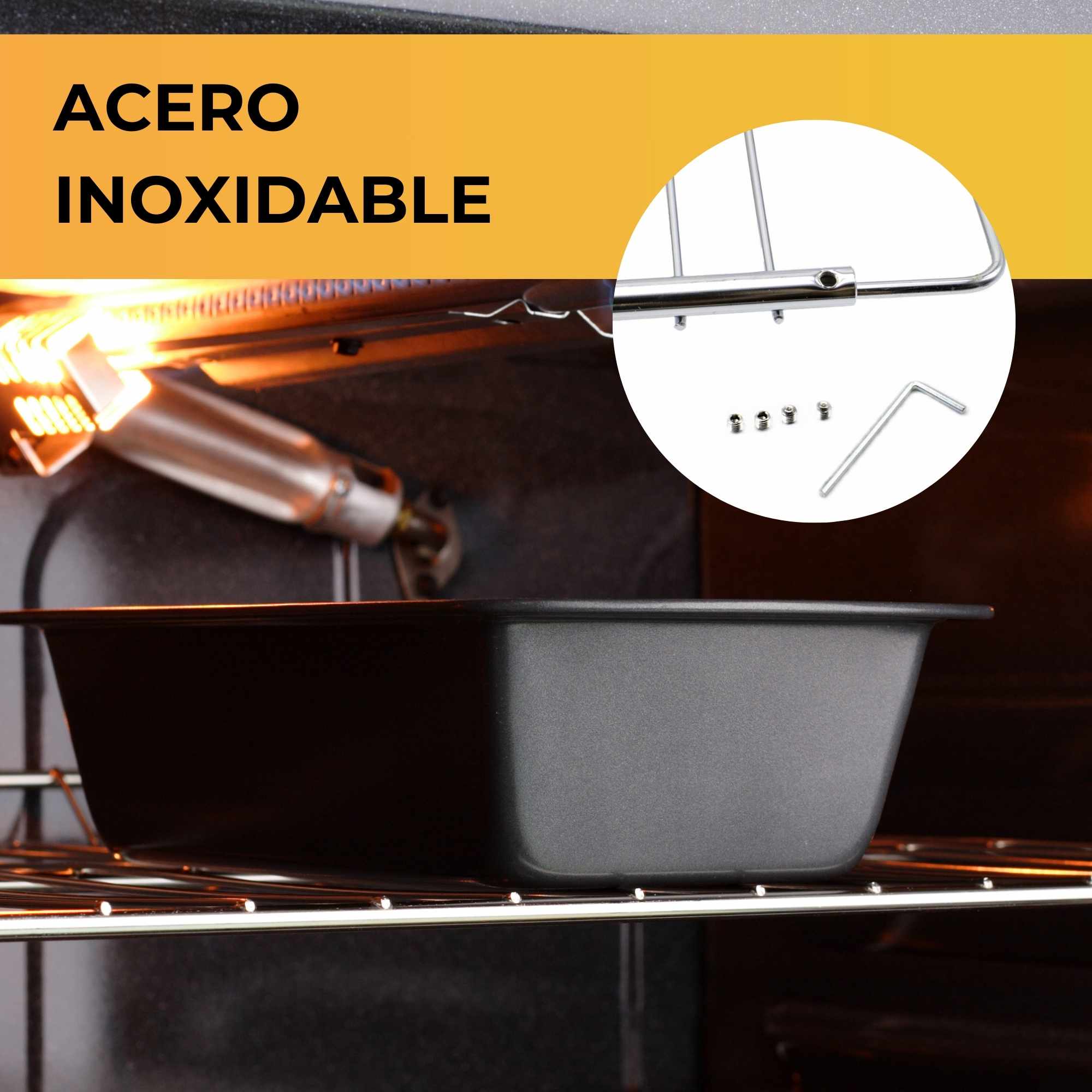 Bandeja universal horno extensible 350x560 mm tornillos - imagen 6