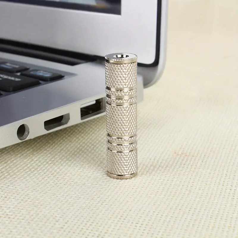 Adaptador audio estereo Jack 3.5 hembra a hembra - imagen 2