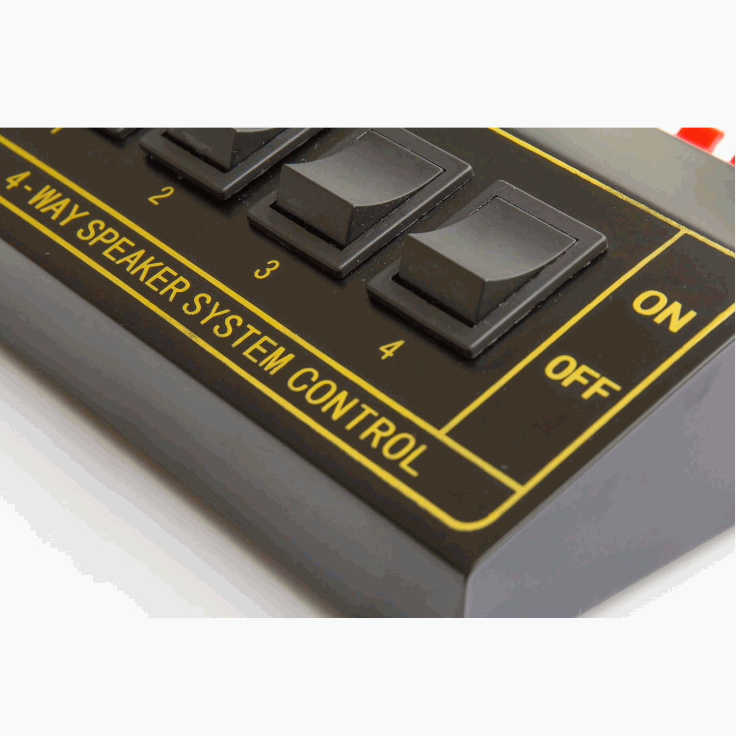 Selector de altavoces estereo 4 salidas Negro - imagen 2