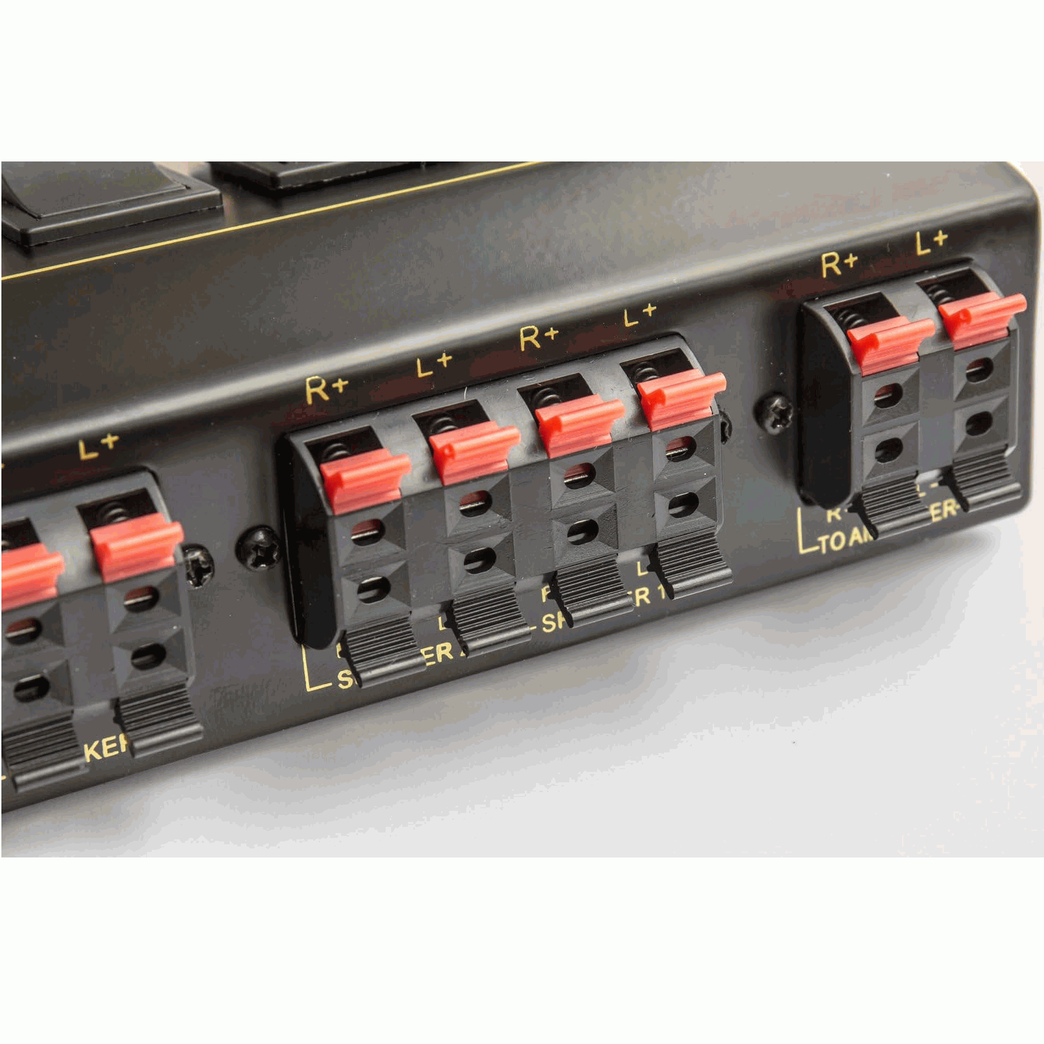 Selector de altavoces estereo 4 salidas Negro - imagen 3