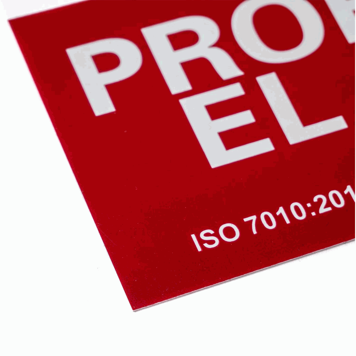 Señal Prohibido el paso PVC 21x30 cm - imagen 2