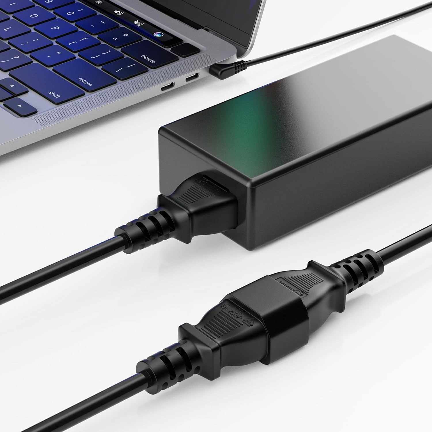 Cable de alimentacion CPU C13 a C14 Negro  50 cm - imagen 4
