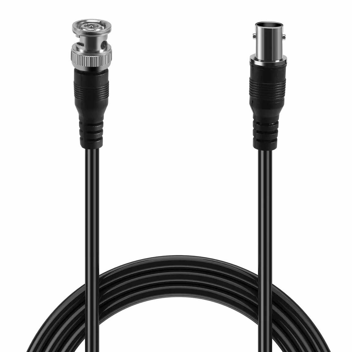 Cable BNC macho a hembra RG 59 1 Metros Negro