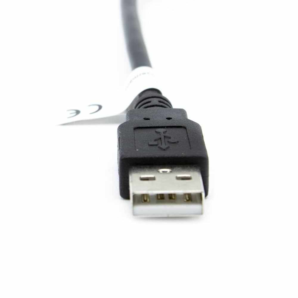 Cable USB 2.0 para impresora tipo B macho acodado 90 Negro 2 Metros - imagen 5