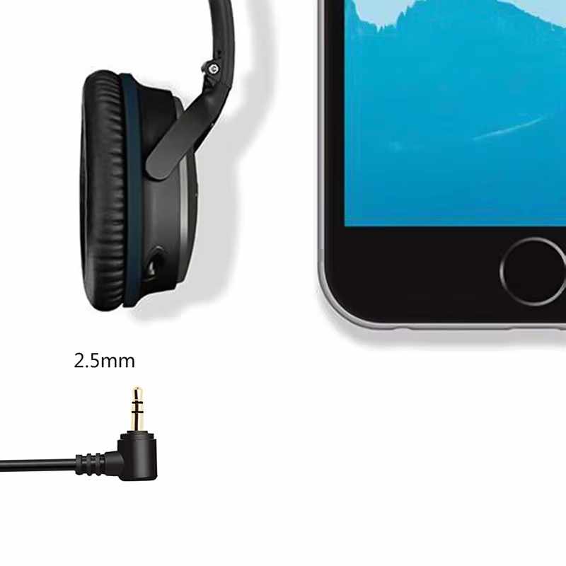 Cable de audio estereo jack 2.5 macho a jack 3.5 hembra - imagen 2