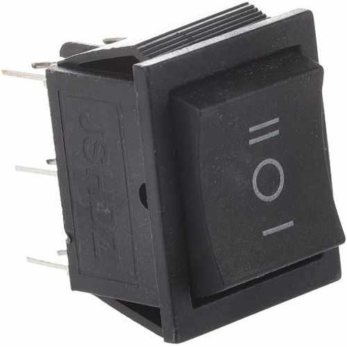 Interruptor basculante de 6 vias ON/OFF/ON Negro 16 A - imagen 3