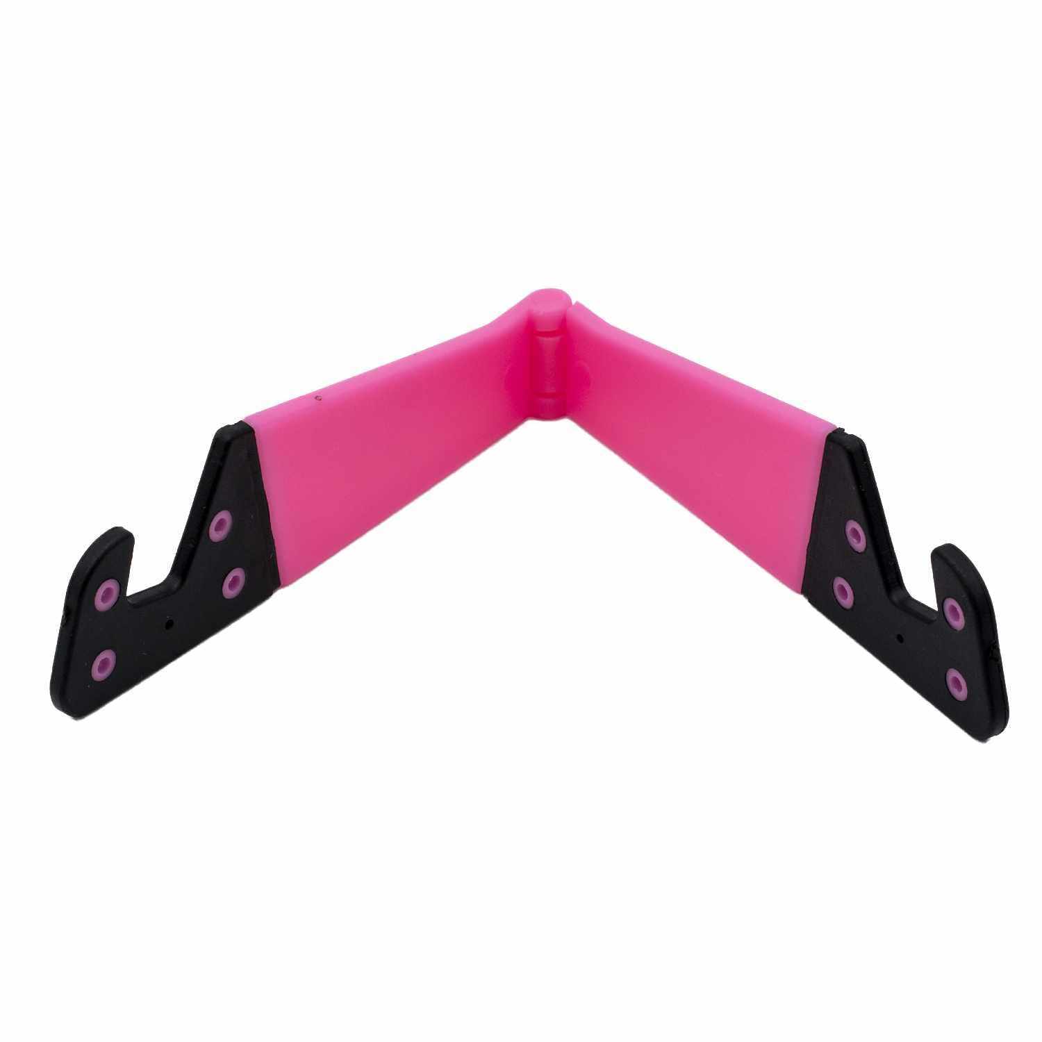 Soporte mesa para tablet o movil universal Rosa