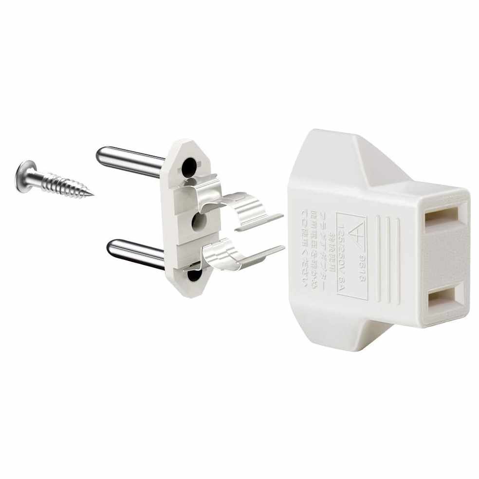 Adaptador de Enchufe de EEUU a Enchufe Europeo Blanco - imagen 6