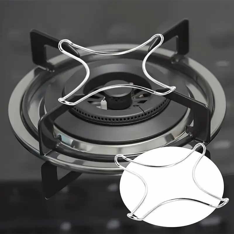 Soporte universal cocina gas acero inoxidable 130 mm Plateado - imagen 5