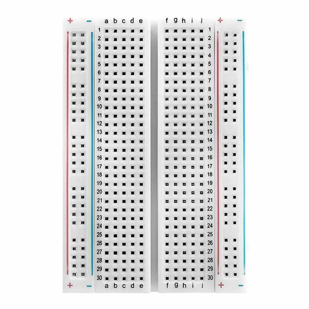 Placa de Conexiones 400 Contactos sin soldadura Blanco - imagen 2
