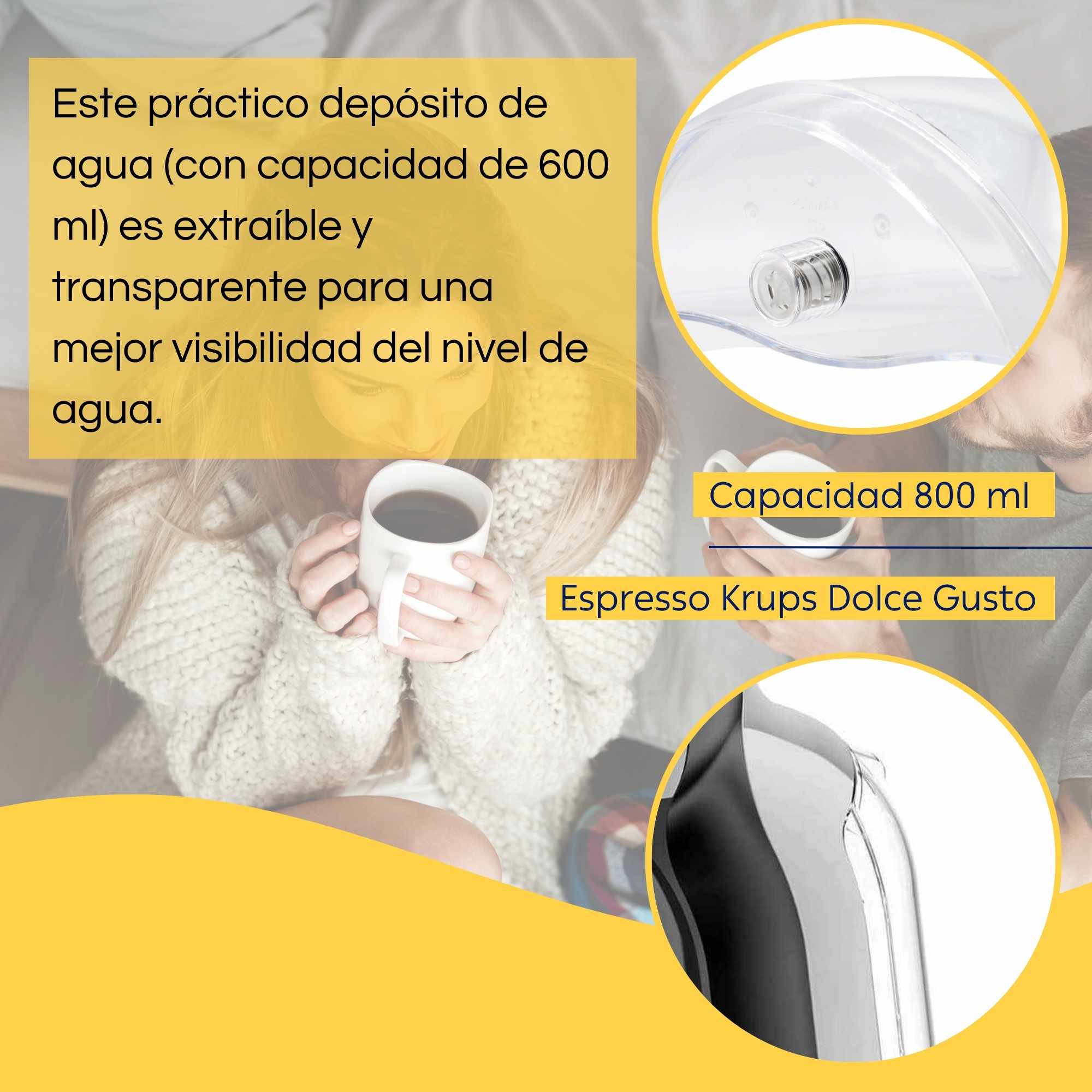 Deposito de agua para cafetera Dolce Gusto KRUPS MS-623472 - imagen 6