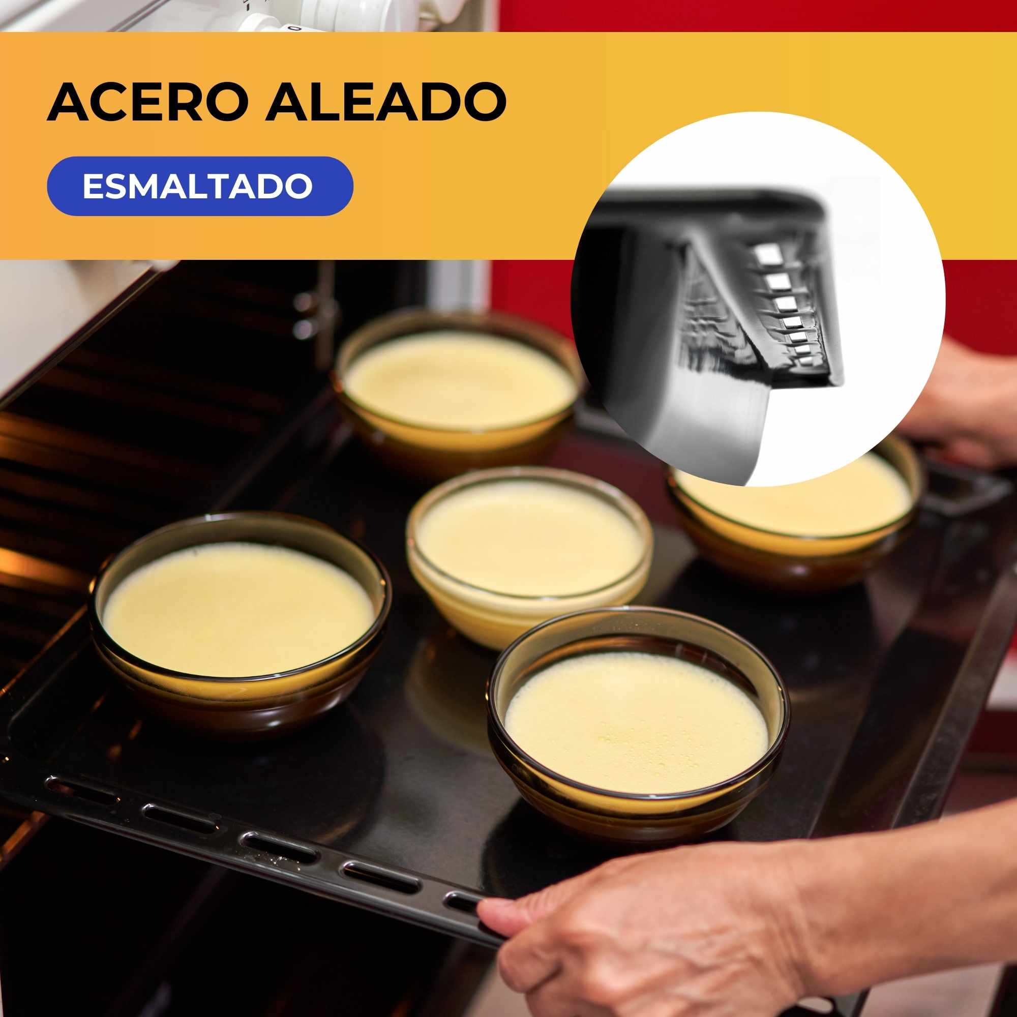 Bandeja Horno Teka 460X370 mm Negro - imagen 5