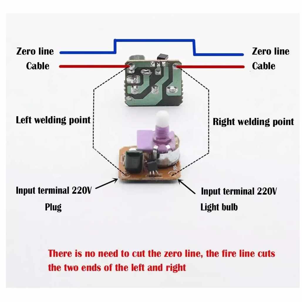 Potenciometro regulador de luz con Interruptor Negro - imagen 5