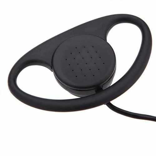Auricular mono Audifono jack de 3.5mm de doble canal 1 M Negro - imagen 2