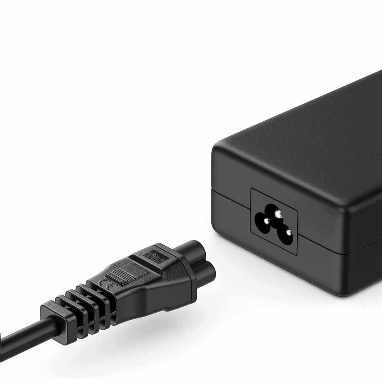 Cable alimentacion Trebol IEC-320-C5 1.8 Metros Negro - imagen 4